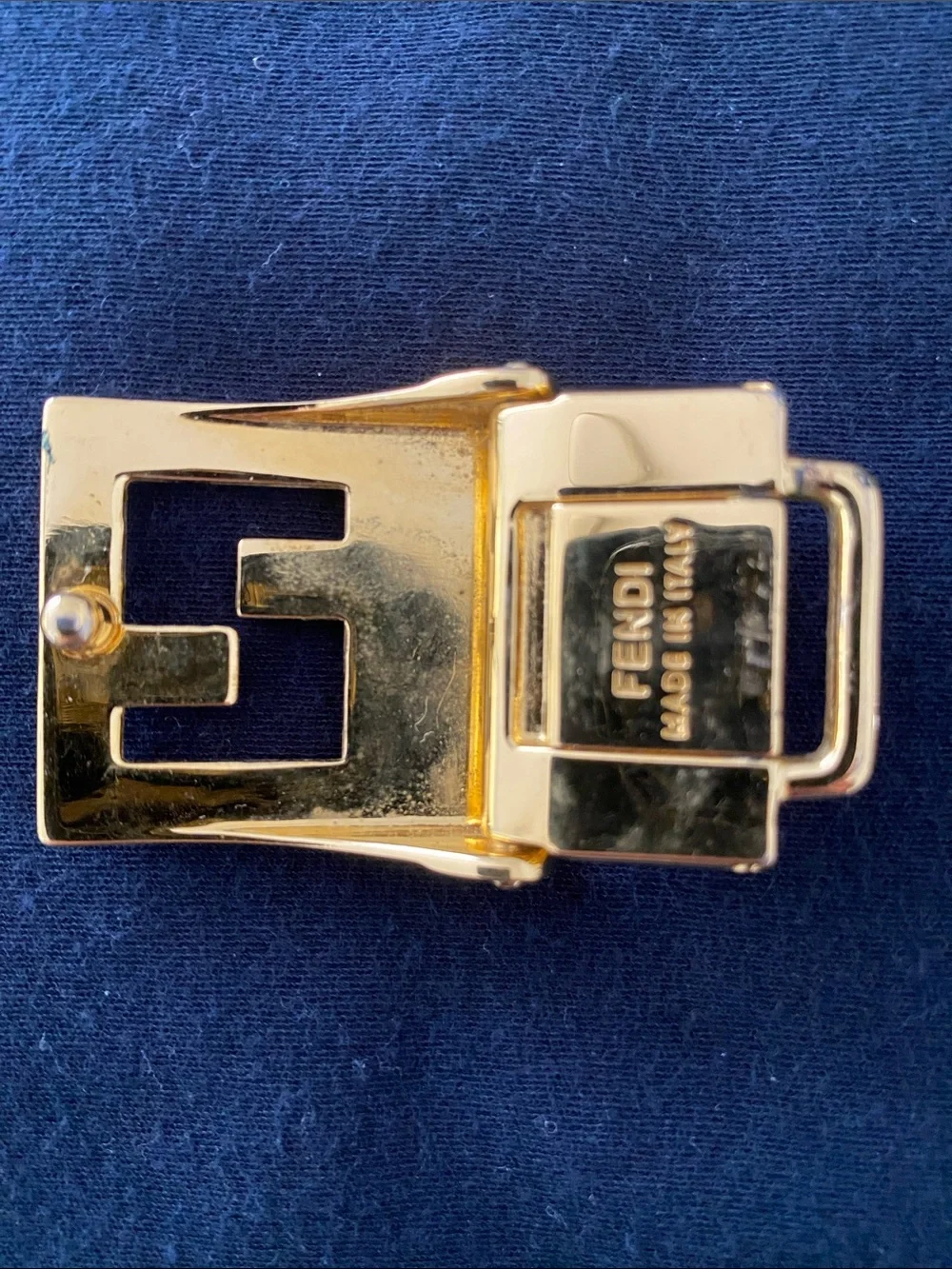 Fendi polished gold